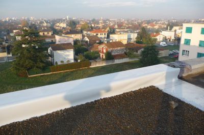 Etanchéité de toitures-terrasses avec ou sans isolation, sous lestage gravier