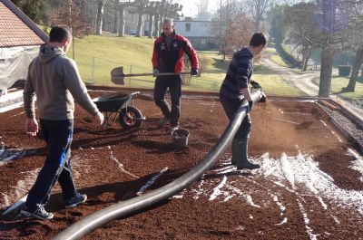 Etanchéité avec ou sans isolation de toiture-terrasse sous lestage par végétalisation